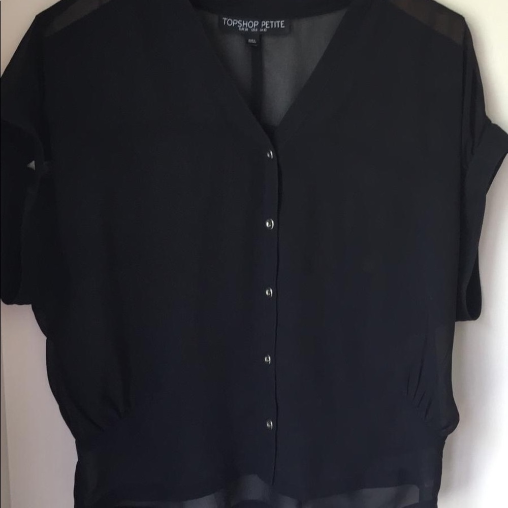 Topshop black shirt